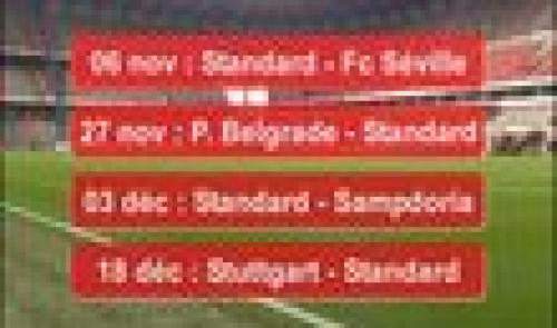 UEFA : tirage délicat pour le Standard
